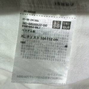 ★微難有☆ユニクロ☆UNIQLO☆クルーネックTシャツ 半袖Tシャツ コットンTシャツ XL 白 ホワイトの画像7