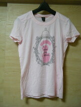 ユニクロ×テヅカオサム　半袖Tシャツ　サイズM　R7548　未使用タグ付き　リボンの騎士　ピンク_画像1