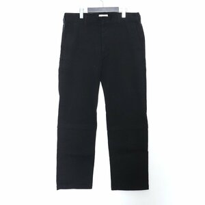 FORSOMEONE CHINO TROUSERS チノパンツ ブラック サイズ48 78000315 フォーサムワン フレア トラウザーズ