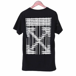 オフホワイト OFF-WHITE INDUSTRIAL S/S OVER TEE Tシャツ S ブラック CC667