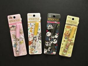  Disney stick type mobile scissors 4ps.@(tsumtsum Lion King nightmare - before Christmas Pooh ) stay  key ru