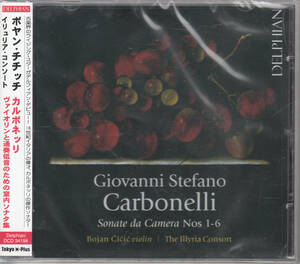◆新品・送料無料◆カルボネッリ：ヴァイオリンと通奏低音のための室内ソナタ集～ボヤン・チッチ、イリュリア・コンソート Import L7937
