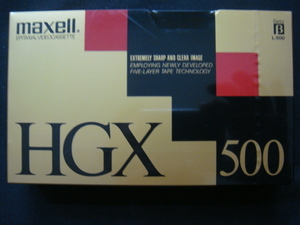 maxell・マクセル／＜HGX500*Beta/ベータテープ“L-500HGX・F”＞□彡『未使用品』