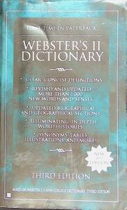 ★送料0円★　洋書 Webster's II Dictionary: Office Edition, Third Edition Berkley ZA230511S1