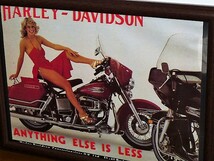1980年 '80s 洋書雑誌広告 額装品 Harley-Davidson ハーレー・ダビッドソン FLH1200 / FLT1340　( A4サイズ )_画像2