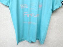 V1803：perfume PTA ファンクラブ 半袖Tシャツ 半袖カットソー ターコイズ系 M プリントTシャツ:35_画像3