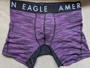 * AE American Eagle boxer brief trunks AEO Space Dye Classic Boxer Brief S / Purple *
