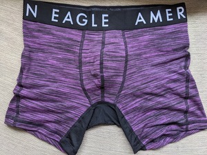 * AE アメリカンイーグル ボクサーブリーフ トランクス AEO Space Dye Classic Boxer Brief S / Purple *