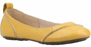  free shipping Hush Puppies 26cm Flat Loafer yellow ballet leather Be sun sandals sneakers slip-on shoes pumps at15