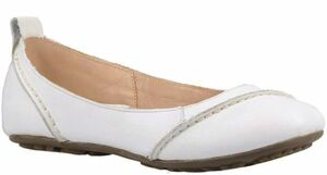  бесплатная доставка Hush Puppies 24cm Flat Loafer белый балет кожа кожа Be солнечный сандалии спортивные туфли туфли без застежки туфли-лодочки at15