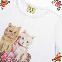 【ナタリー・レテ】Tシャツ トゥー・キティーズ　子猫たちのプルオーバー 猫好き ファッション 春夏Nathalie Lete_画像5