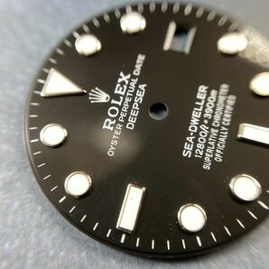 美品 純正品 126660 ディープシー シードゥエラー 文字盤 ロレックス ダイヤル ROLEX DEEPSEA SEA-DWELLER dial unused bの画像4