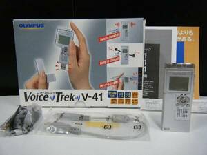  редкостный не использовался хранение товар * Olympus /OLYMPUS IC магнитофон Voice-Trek( voice Trek ) V-41