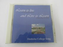 ★　【CD 同志社大学 グリークラブ Doushisha College Song】138-02304_画像1