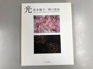 ★　【写真集・図録 光 松本陽子 野口里佳 国立新美術館 2009年】073-02304