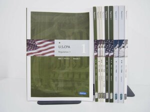 ▼0.15　【計10冊　U.S.CPA　Regulatioｎ　テキスト/問題集　Abitus　第7版　2017年　米公認会計士】 02206