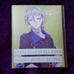 残り1枚 自己紹介欄 商品説明を必ずご覧ください パラライ TheCat'sWhiskers スタッフパス風ステッカー 特典 棗 リュウ グッズ CD