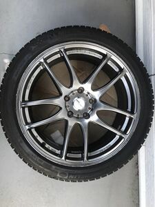 ワークエモーション 245/40R19 PCD120 スタッドレスタイヤ 4本