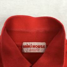 MIKIHOUSE ミキハウス メンズ ポロシャツ 赤 Mサイズ 半袖_画像8