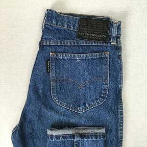 【90s】Levi's リーバイス 635-0204 BIG'E' 日本製 91年 デニム テーパード ジーンズ W32 パンツ ジップフライ 黒タブ