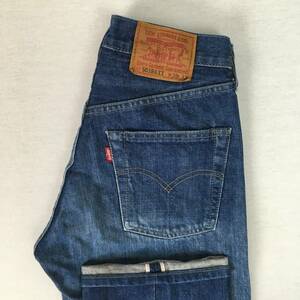 【90s】LEVI'S リーバイス 503BSXX BIG'E' 日本製 91年 デニム ジーンズ W29 L33 隠しリベット 赤耳 セルビッチ ボタンフライ 革パッチ