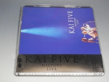 □ KAI FIVE HISTORY LIVE 帯付CD PCCA-00442/*ブックレットよごれあり_画像3