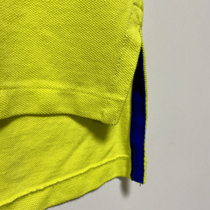 ☆Ralph Lauren ラルフローレン ネオンカラー ビッグポニー 半袖ポロシャツ S 黄色 イエロー 蛍光色 国内正規品の画像6