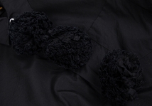 コムデギャルソンCOMME des GARCONS ボンボン装飾コットンシャツ 黒M 【レディース】_画像7