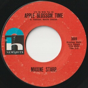 Maxine Starr (I'll Be With You In) Apple Blossom Time / Love Is New-Hits US 3009 202576 R&B R&R レコード 7インチ 45