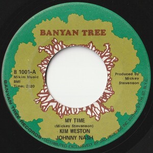 Kim Weston, Johnny Nash My Time / We Try Harder Banyan Tree US B 1001 202530 SOUL ソウル レコード 7インチ 45