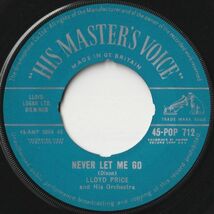 Lloyd Price And His Orchestra Lady Luck / Never Let Me Go His Master's Voice UK 45-POP 712 202321 R&B R&R レコード 7インチ 45_画像2