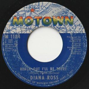 Diana Ross Reach Out I'll Be There / (They Long To Be) Close To You Motown US M 1184 202400 SOUL ソウル レコード 7インチ 45