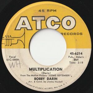 Bobby Darin Multiplication / Irresistible You ATCO US 45-6214 202496 R&B R&R レコード 7インチ 45