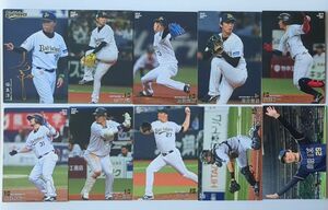 プロ野球チップス　 オリックス　2018 福良　金子千尋　山岡泰輔　増井浩俊　安達了一　小谷野　T-岡田　アルバース　若月　田嶋