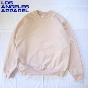 L los angeles apparel ロサンゼルスアパレル スウェット 14oz ヘビーオンス heavy 14オンス sweat crewneck beige ベージュ