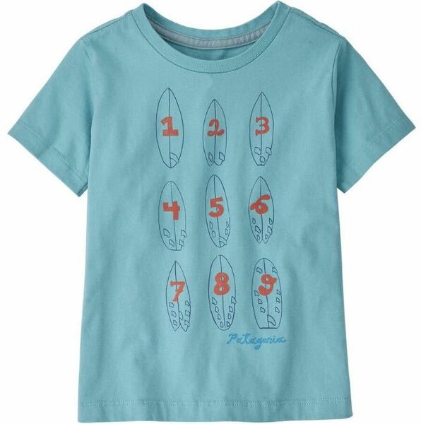 パタゴニア 6-12M ベビー リオーガニック コットン グラフィック Tシャツ Patagonia 子供 kids 赤ちゃん 半袖 tee shirts 新品