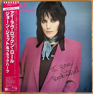 LP■ROCK/JOAN JETT & THE BLACKHEARTS/ I LOVE ROCK'N ROLL/WEA P-11220/国内82年ORIG OBI/帯 美品/ジョーン・ジェット/元RUNNAWAYSギター