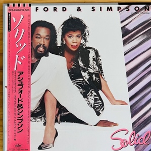 LP■SOUL/FUNK/ASHFORD & SIMPSON/SOLID/CAPITOL ECS-81696/国内84年ORIG OBI/帯 美品/80’S DISCO CLASSIC FRANCOIS K REMIX 2曲収録！