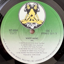 LP■ROCK/XTC/WHITE MUSIC/VIRGIN VIP-6904/国内78年ORIG OBI/帯 美品/超名盤1st/ANDY PARTRIDGE/アンディ・パートリッジ/PUNK/NEW WAVE_画像4