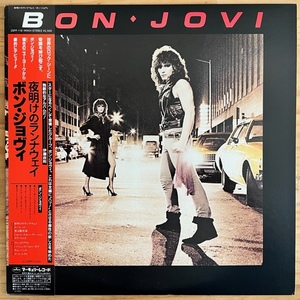 LP■HR/HM/BON JOVI/S.T./MERCURY 25PP-119/国内84年ORIG OBI/帯 美品/ボン・ジョヴィ/夜明けのランナウェイ/1st/HARD ROCK/HEAVY METAL