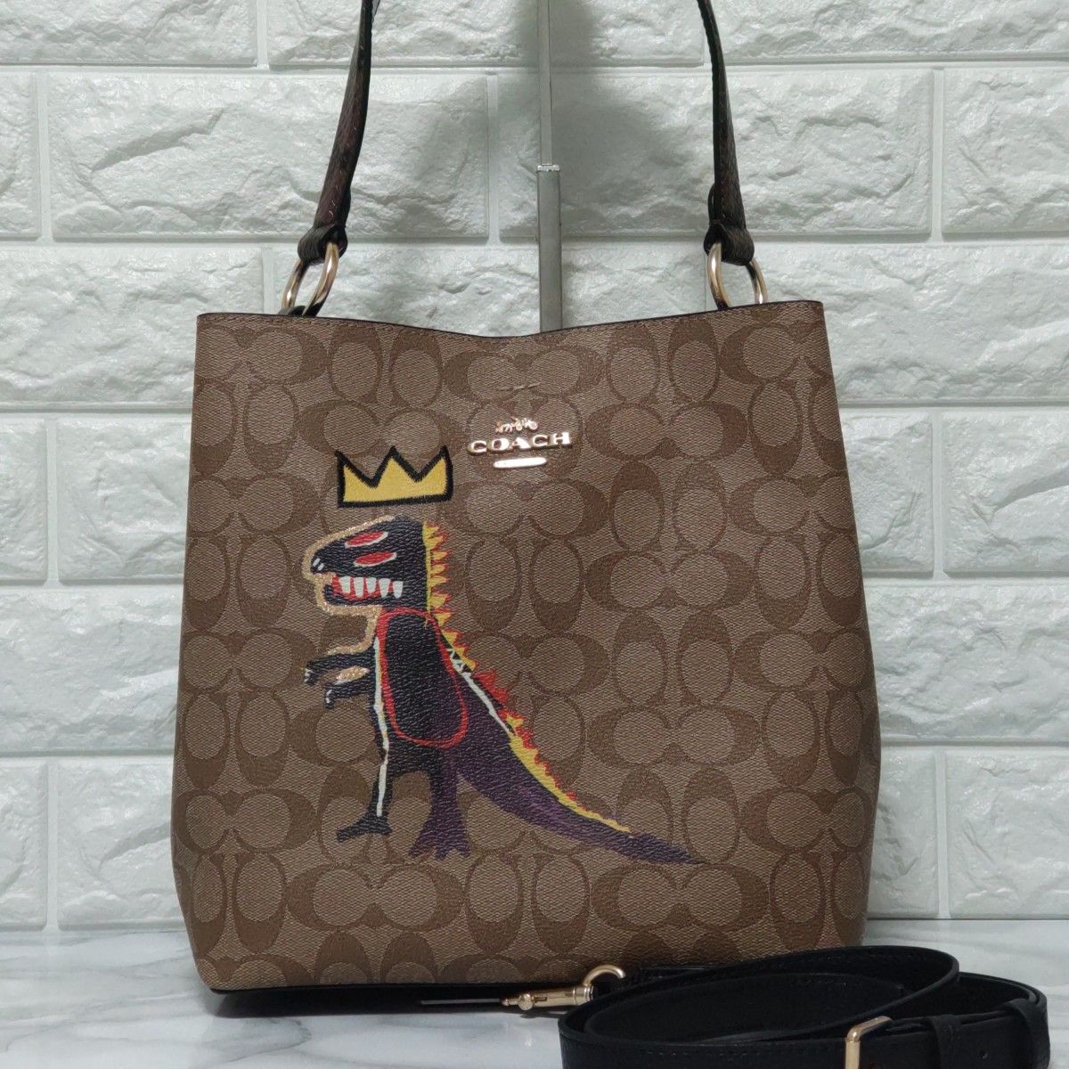 COACH コーチ ウィロウ トート ブラック 黒 斜め掛け クロスボディー