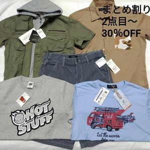 メンズ衣料 5枚セット　S　M　新品未使用　Tシャツ　半ズボン　半袖　上着　トップス　ボトムス　インジアティック　定価4900+税