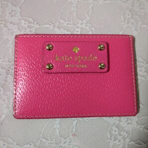 kate spade ケイトスペード パスケース 定期入れ ピンク