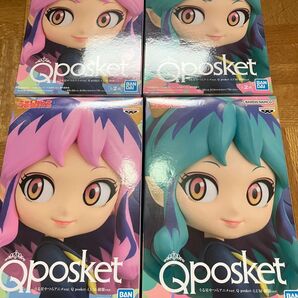 Qposket うる星やつら ラム 4個セット 制服 LUM バンプレスト フィギュア プライズ