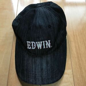  Edwin Denim cap 089-1-61 EDWIN size adjustment hat cap free size 