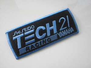 TECH 21 Tec 21 YAMAHA Yamaha bike Shiseido racing F1 Logo badge / embroidery emblem automobile maintenance working clothes motorcycle 189