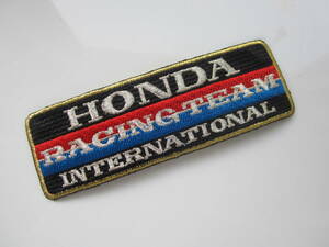 ビンテージ HONDA RACINGTEAM INTERNATIONAL ホンダ インターナショナル レーシング チーム ワッペン/自動車 バイク 119