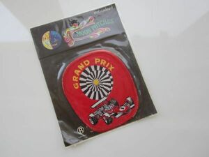 ビンテージ MOON PATCHES GRAND PRIX グランプリ レーシングカー ワッペン/刺繍 自動車 バイク カスタム アメカジ 古着 186