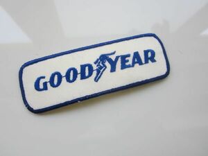 ビンテージ グッドイヤー GOOD YEAR タイヤ ワッペン/自動車 バイク 整備 作業着 F1 レーシング スポンサー ① 187