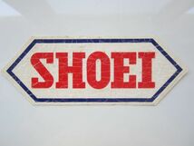 【大きめ】SHOEI ショウエイ ステッカー/当時物 デカール パーツ ヘルメット 自動車 バイク オートバイ レーシング SB03_画像3